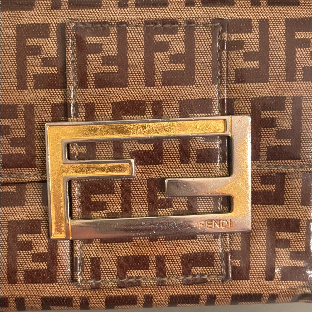 Fendi Brown Zucca Bifold Wallet - Picture 6 of 11
